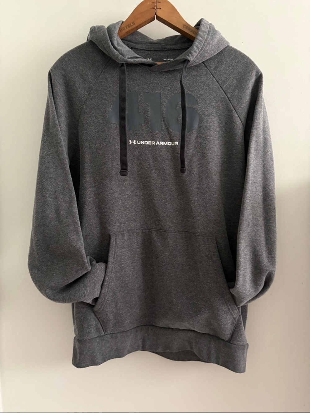 Under Armour Men’s Toronto 416 Grey Hooded Sweatshirt US M VGUC